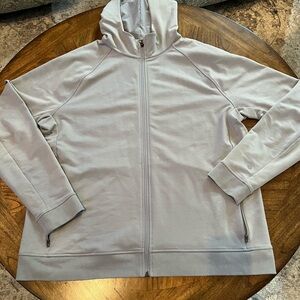 Light Gray Men’s Lululemon Full-Zip Hoodie